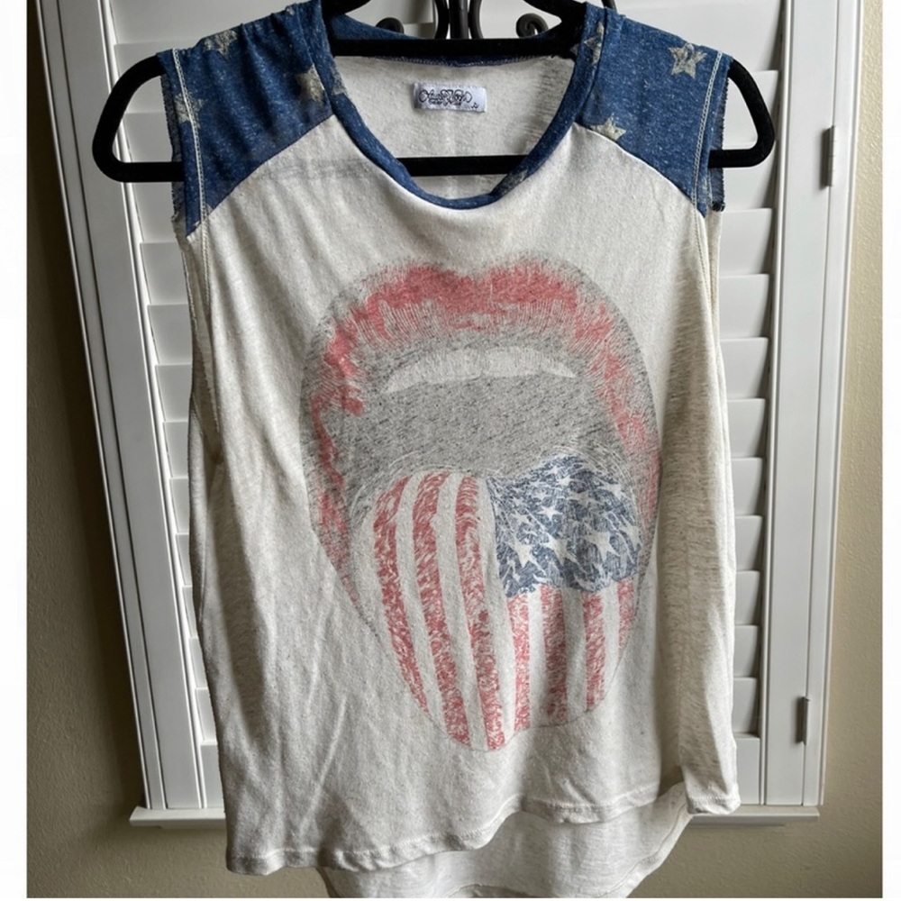 USA flag tank